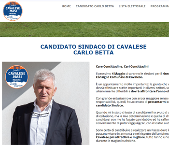 Elezioni Comunali a Cavalese Maggio 2025 - Carlo Betta candidato Sindaco - Lista Civica CAVALESE MASI INSIEME
