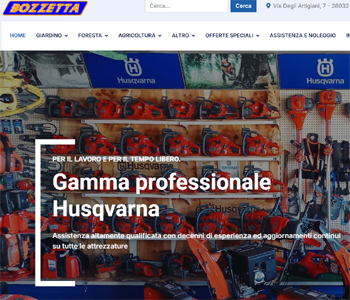 Bozzetta Andrea & C. Snc. Vendita motosegne, rasaerba, decespugliatori, Cavalese Trentino