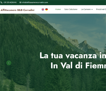 Affittacamere Corradini Castello di Fiemme Trentino