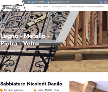 Nicolodi Danilo Sabbiature Metallo Pietra Legno Vetro Cembra